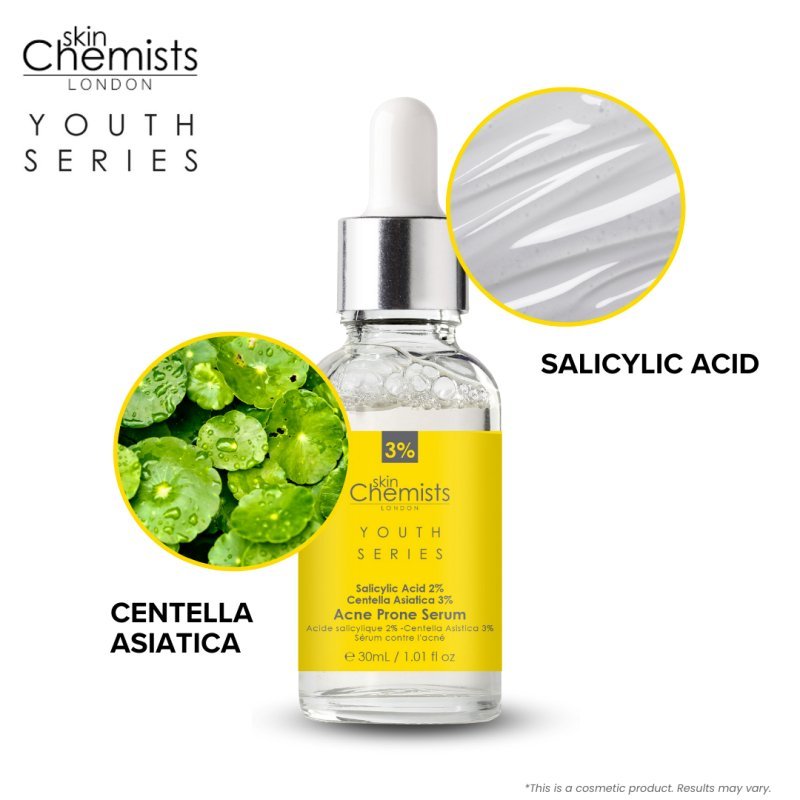 Acne Prone Serum Salicylic Acid 2%, Centella Asistica 3% 30ml - Facial Serum - Faithful Nutrition