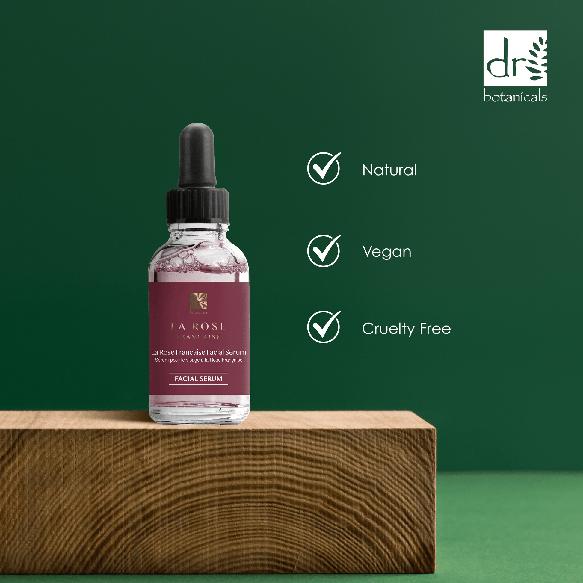 La Rose Francaise Facial Serum 30ml - Facial Serum - Faithful Nutrition