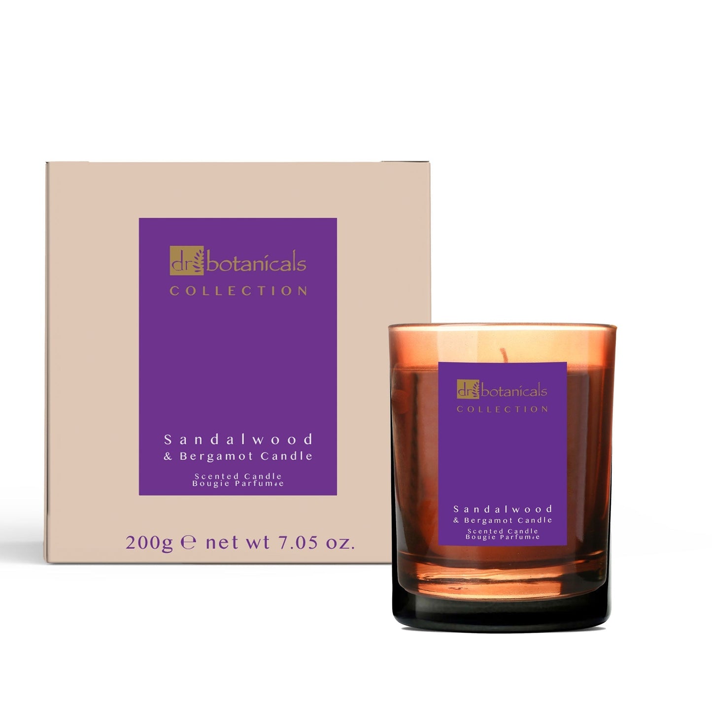 Sandalwood & Bergamot Candle 200g - Faithful Nutrition