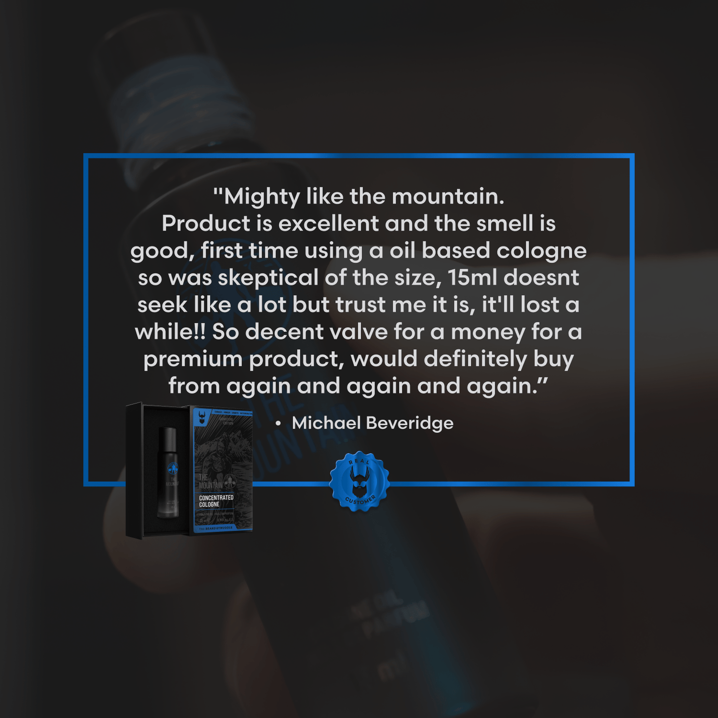 Concentrated Cologne - Mountain - Faithful Nutrition