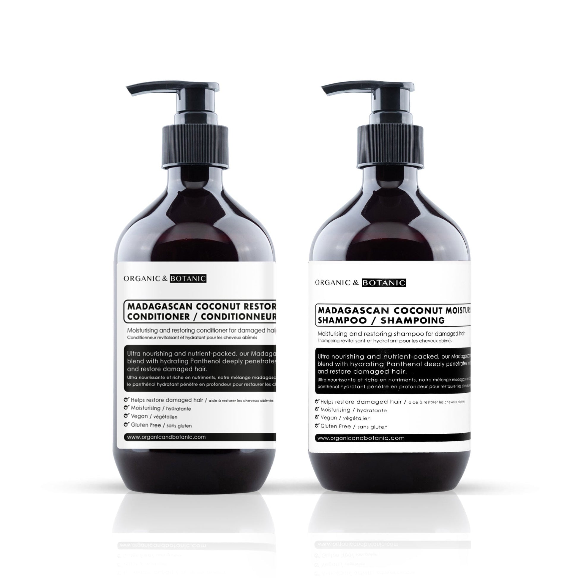 Organic & Botanic Madagascan Coconut Shampoo & Conditioner - Faithful Nutrition