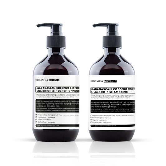 Organic & Botanic Madagascan Coconut Shampoo & Conditioner - Faithful Nutrition