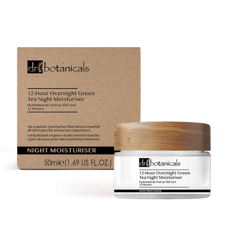 12 - Hour Overnight Green Tea Night Moisturiser - Faithful Nutrition