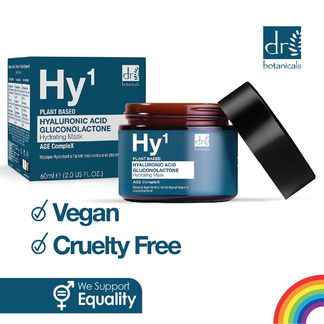 Hyaluronic Acid 1% & Gluconolactone Mask 60ml - Faithful Nutrition