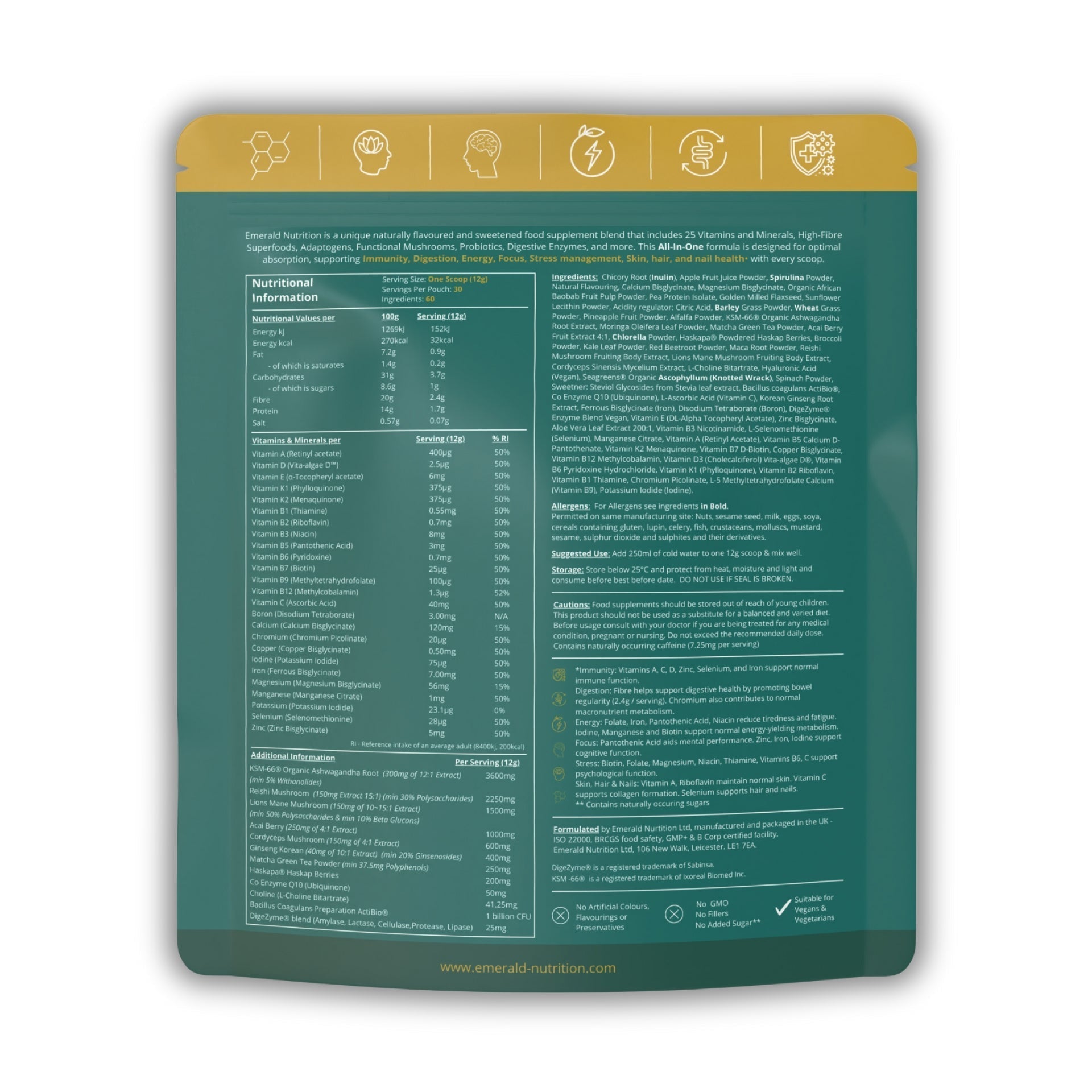 Emerald Nutrition® - Food Supplement - Faithful Nutrition