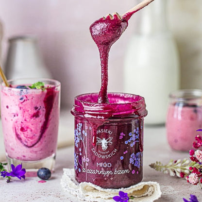 Honey with elderberry 430g - Foods - Faithful Nutrition