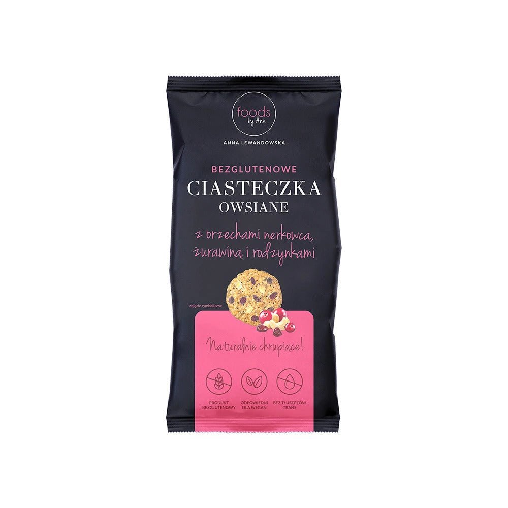 Oat Cookies with Cashews, Cranberries & Raisins 100g - Foods - Faithful Nutrition