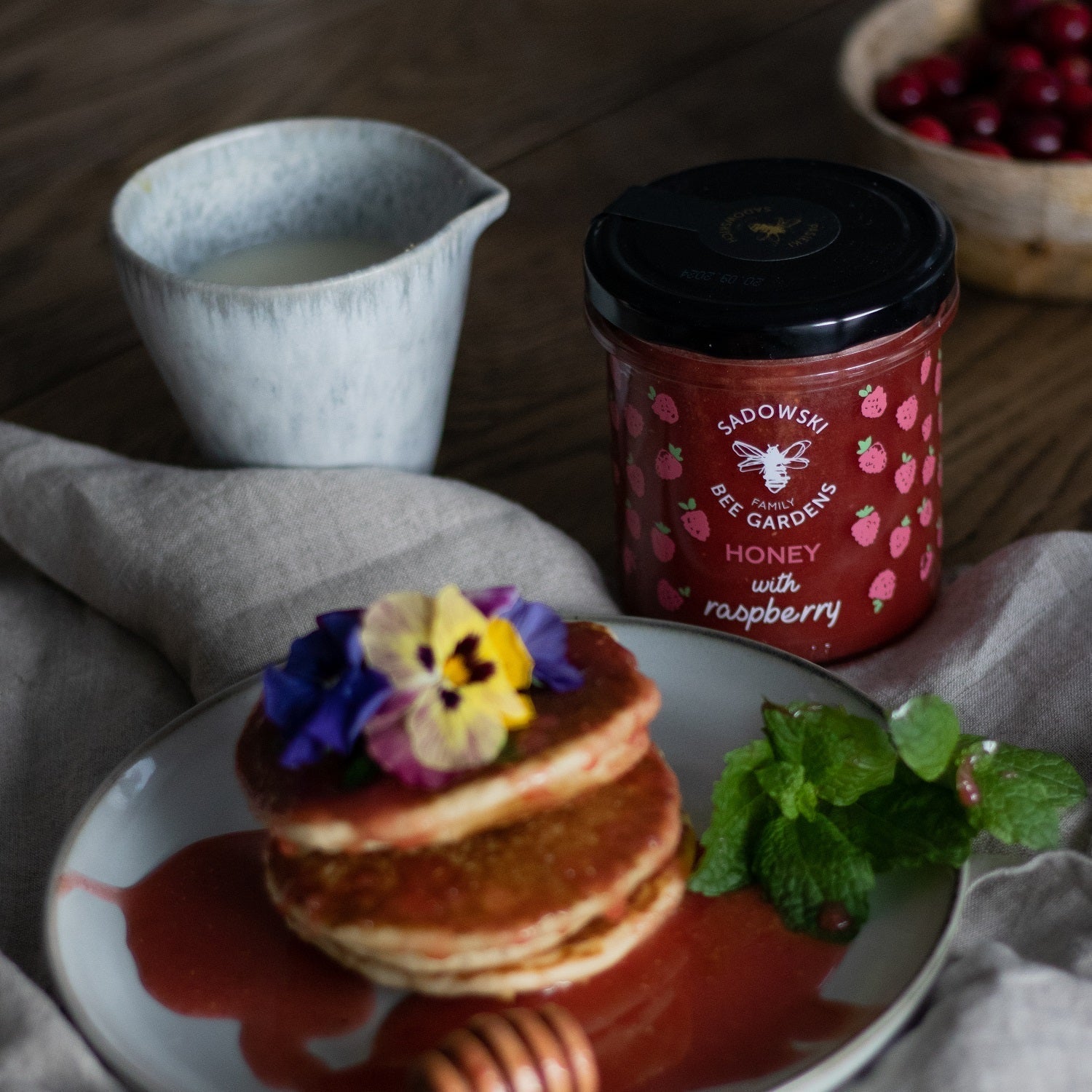 Honey with Raspberry 430g - Foods - Faithful Nutrition