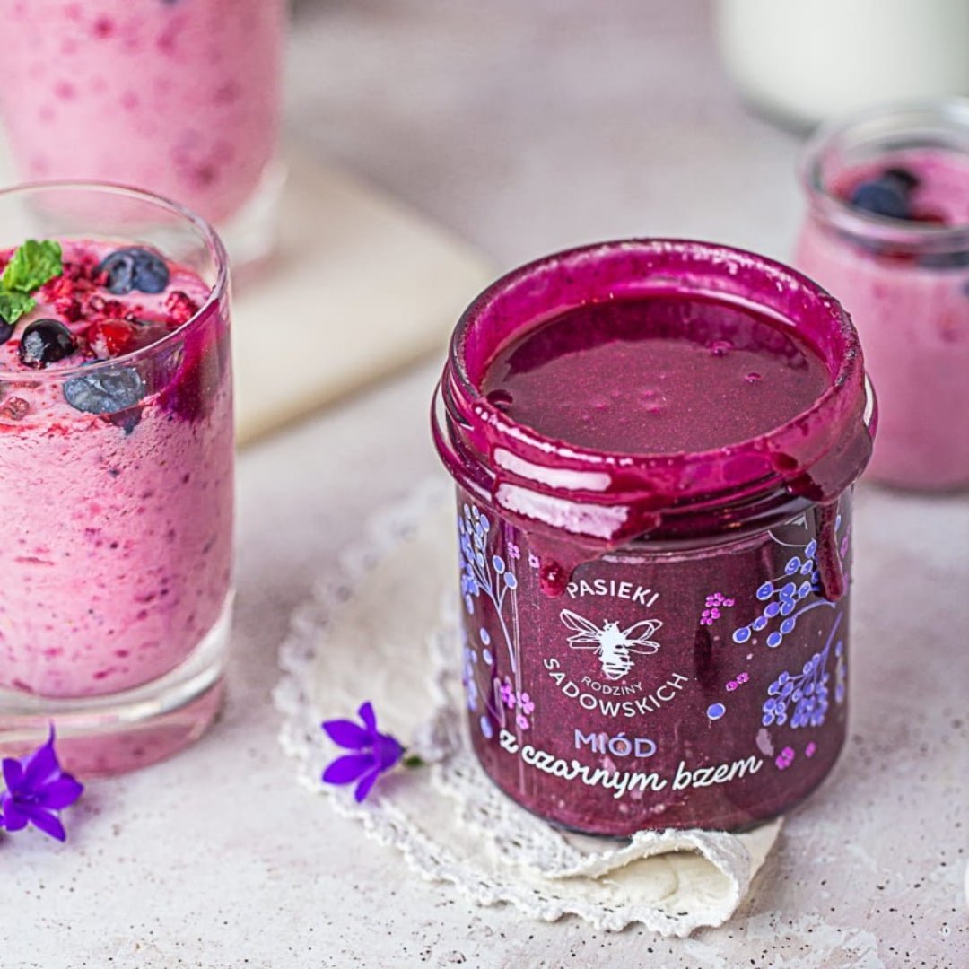 Honey with elderberry 430g - Foods - Faithful Nutrition