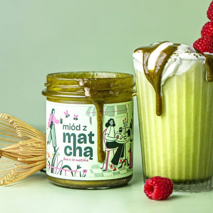 Honey with matcha 430g - Foods - Faithful Nutrition