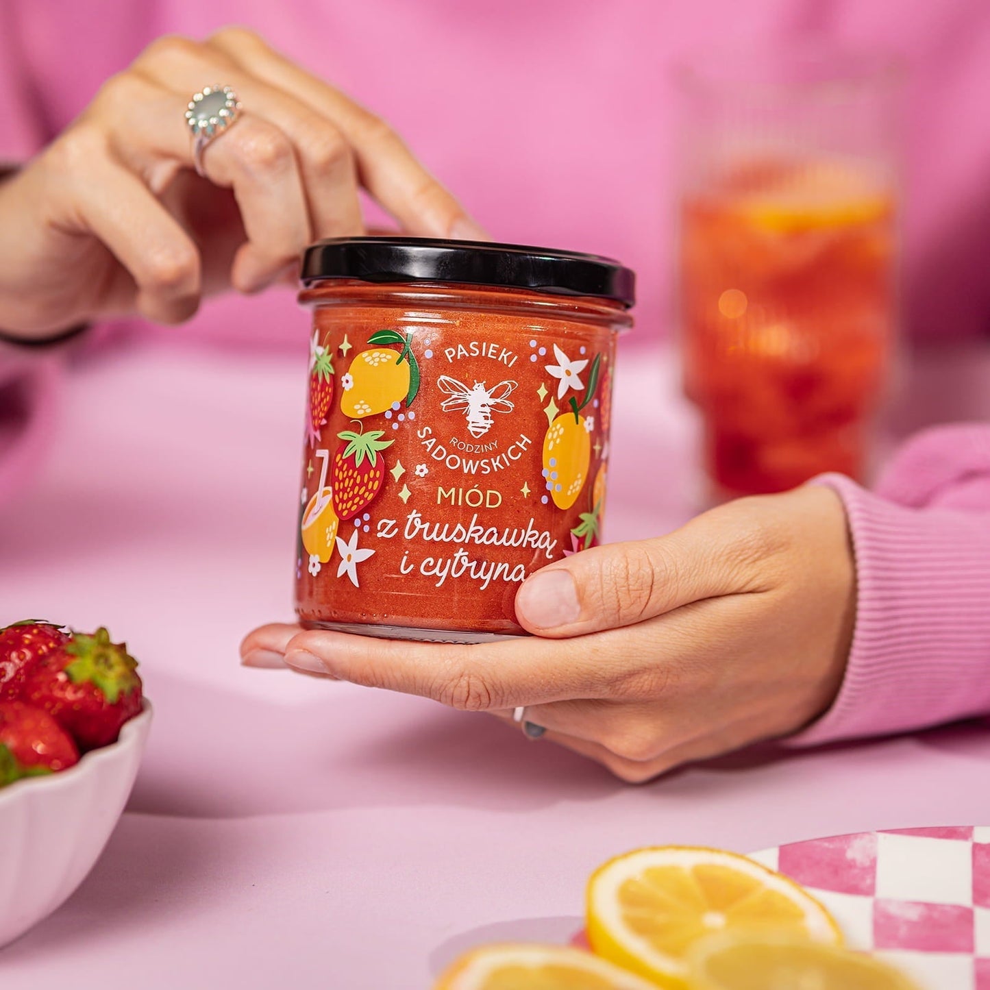 Honey with Strawberry & Lemon 430g - Foods - Faithful Nutrition