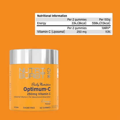 Nutriburst Optimum - C 60 Gummies - Gummies - Faithful Nutrition