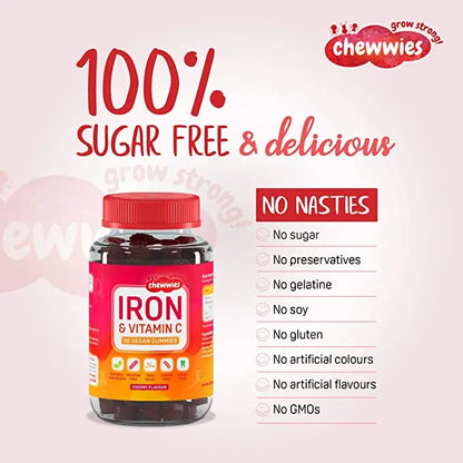 Chewwies Gummies with Iron and vitamin C - Gummies - Faithful Nutrition