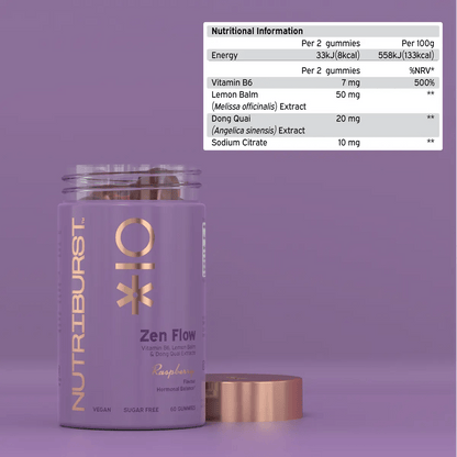 Nutriburst Zen Flow 60 Gummies - Gummies - Faithful Nutrition