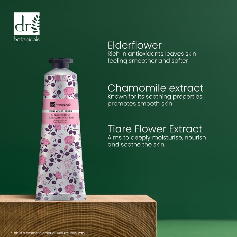 Moroccan Rose Light Summer Cream 50ml - Hand Cream - Faithful Nutrition