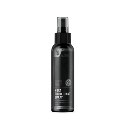 Viking Shield Beard & Hair Heat Protectant Spray - Heat Protectant Spray for Beard Straightener - Faithful Nutrition