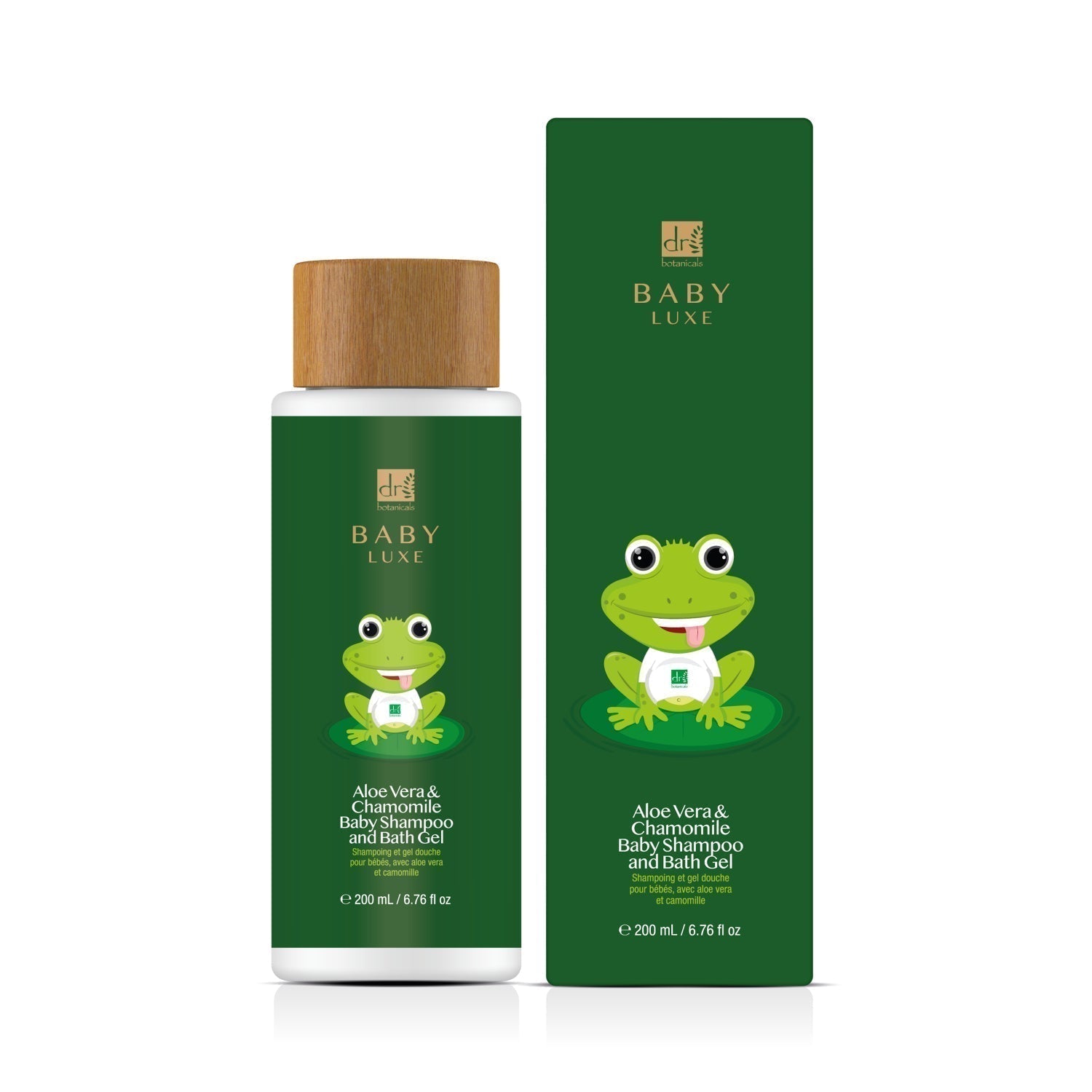 Dr Botanicals Baby Lux Aloe Vera & Chamomile Baby Shampoo & Bath Gel 200ml Twin Value Savings Pack - Kit - Faithful Nutrition