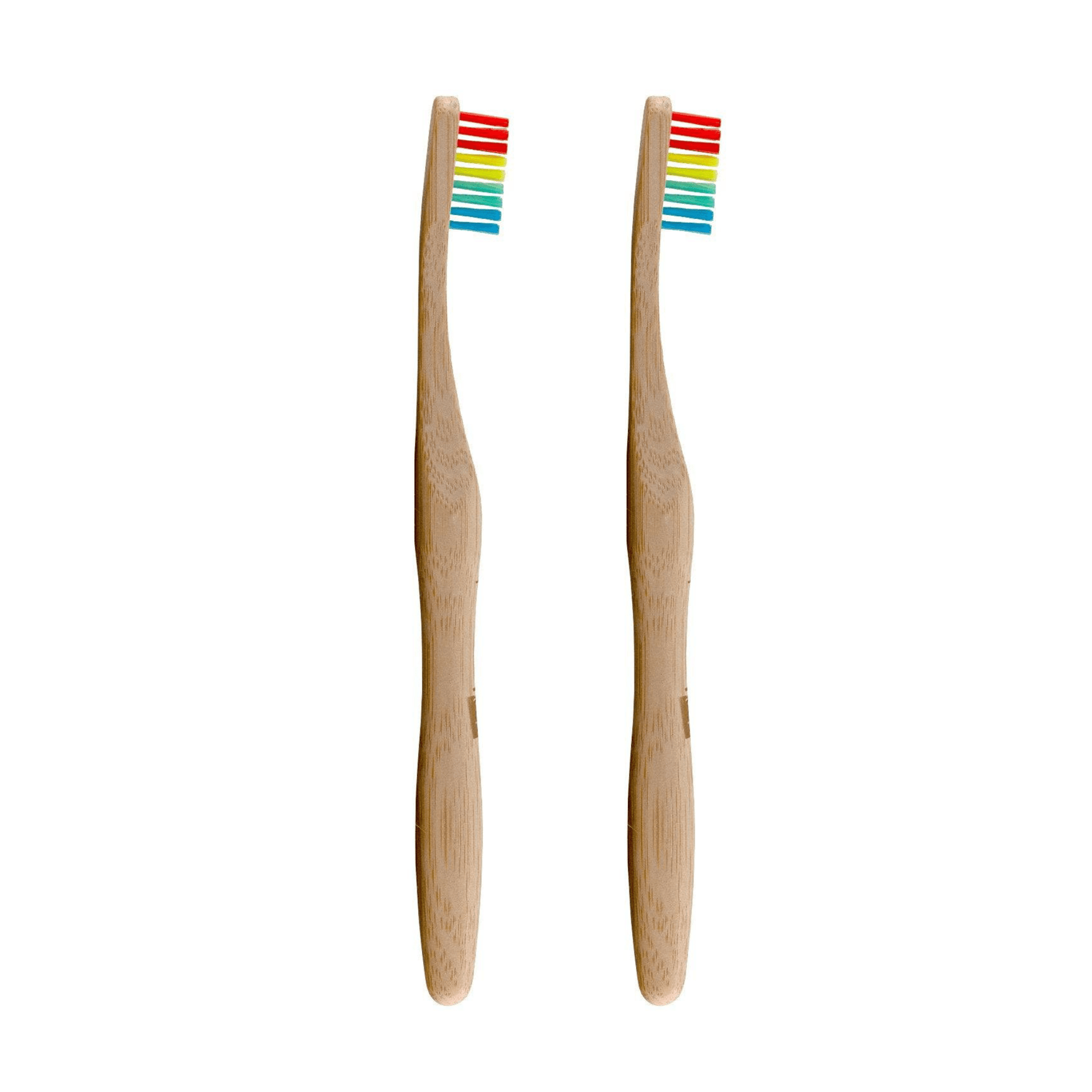 Dr Botanicals Bamboo Toothbrush Rainbow Twin Value Savings Pack - Kit - Faithful Nutrition