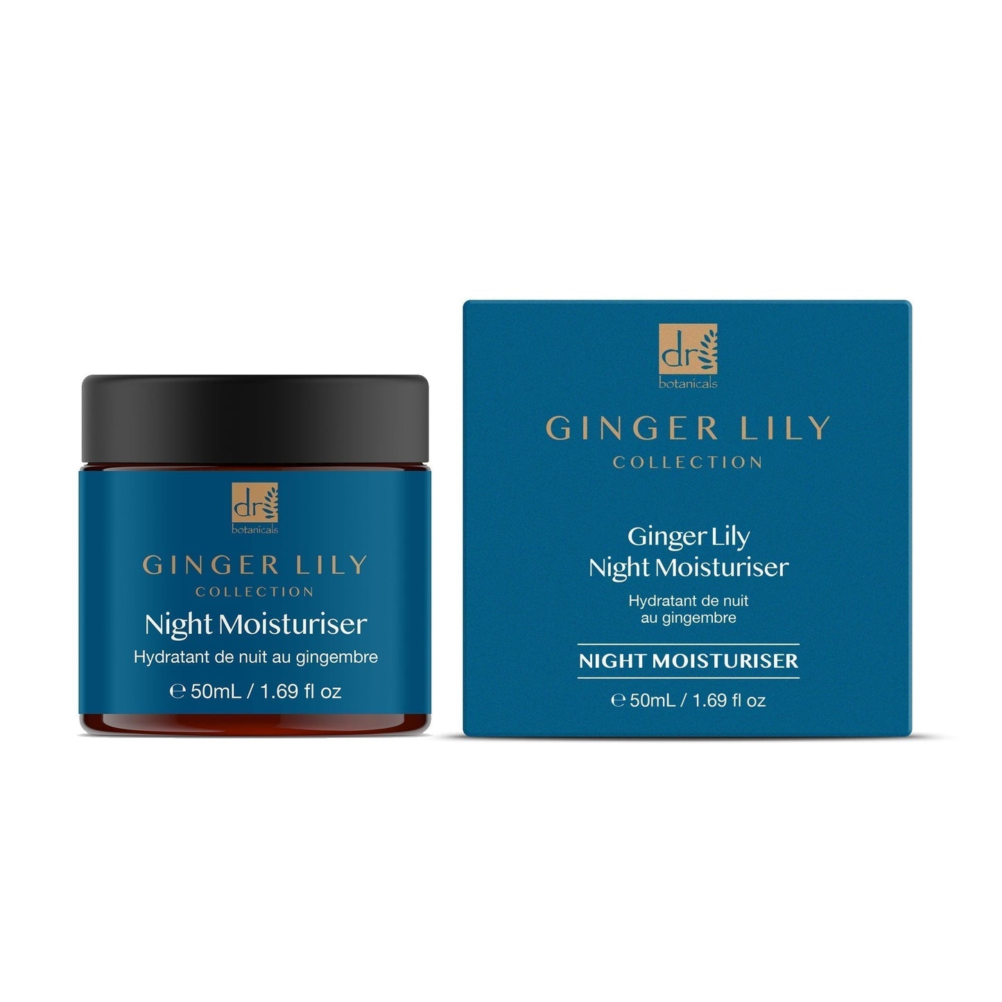 Dr Botanicals Gingerlily Night Moisturiser 50ml Twin Value Savings Pack - Kit - Faithful Nutrition