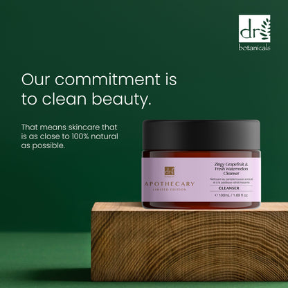 Dr Botanicals Zingy Grapefruit & Fresh Watermelon Cleanser 100ml Twin Value Savings Pack - Kit - Faithful Nutrition