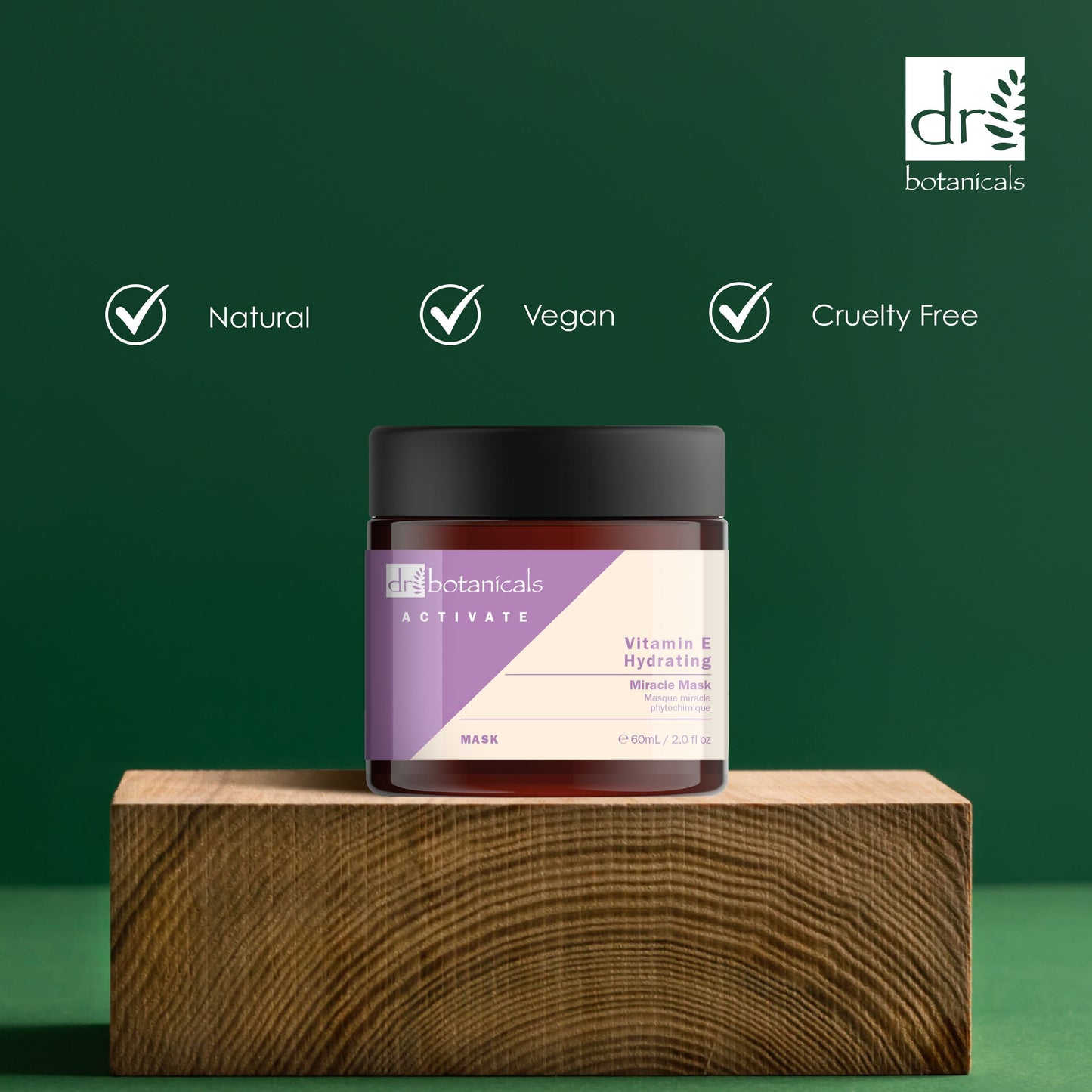 Dr Botanicals Activate Phytochemical Miracle Mask 60ml Twin Value Savings Pack - Kit - Faithful Nutrition