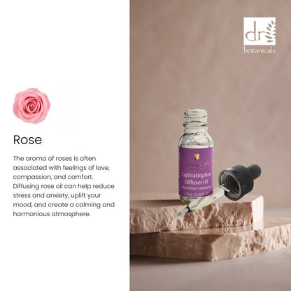 Dr Botanicals Captivating Rose Diffuser Oil 10ml Twin Value Savings Pack - Kit - Faithful Nutrition