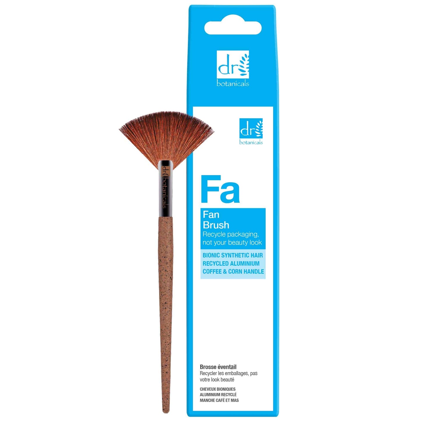 Dr Botanicals Coffee Ground Fan Brush Twin Value Savings Pack - Kit - Faithful Nutrition