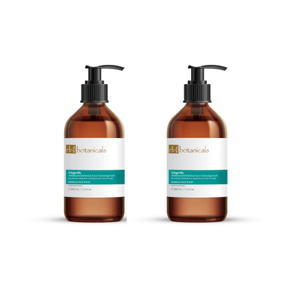 Dr Botanicals Gingerlily Hand & Face Cleansing Wash 500ml Twin Value Savings Pack - Kit - Faithful Nutrition
