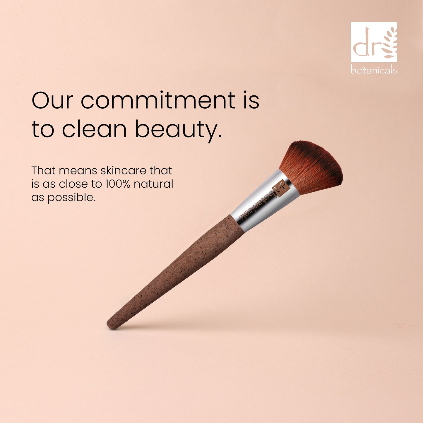 Dr Botanicals Coffee Ground Blush Brush Twin Value Savings Pack - Kit - Faithful Nutrition