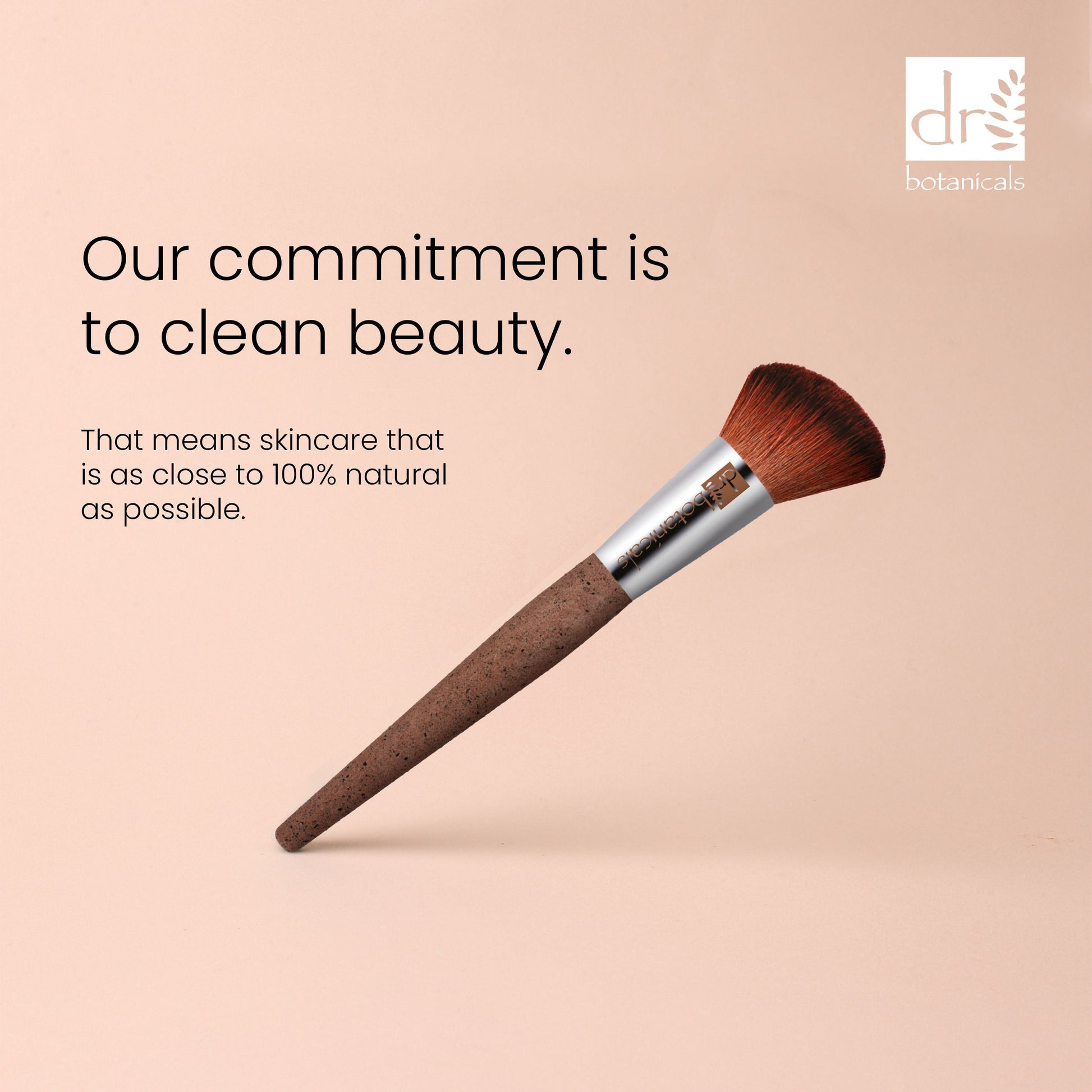 Dr Botanicals Coffee Ground Blush Brush Twin Value Savings Pack - Kit - Faithful Nutrition