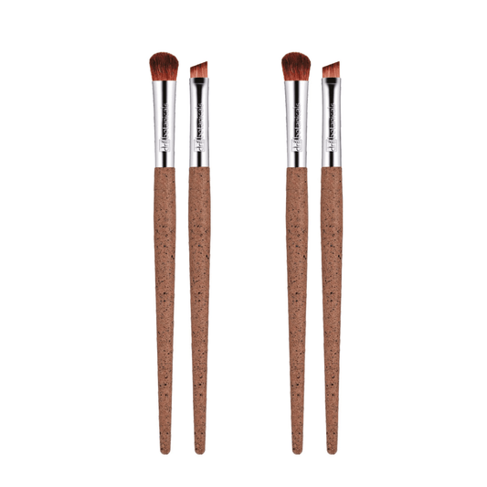 Dr Botanicals Coffee Ground Set Of 2 Eye Brushes Twin Value Savings Pack - Kit - Faithful Nutrition