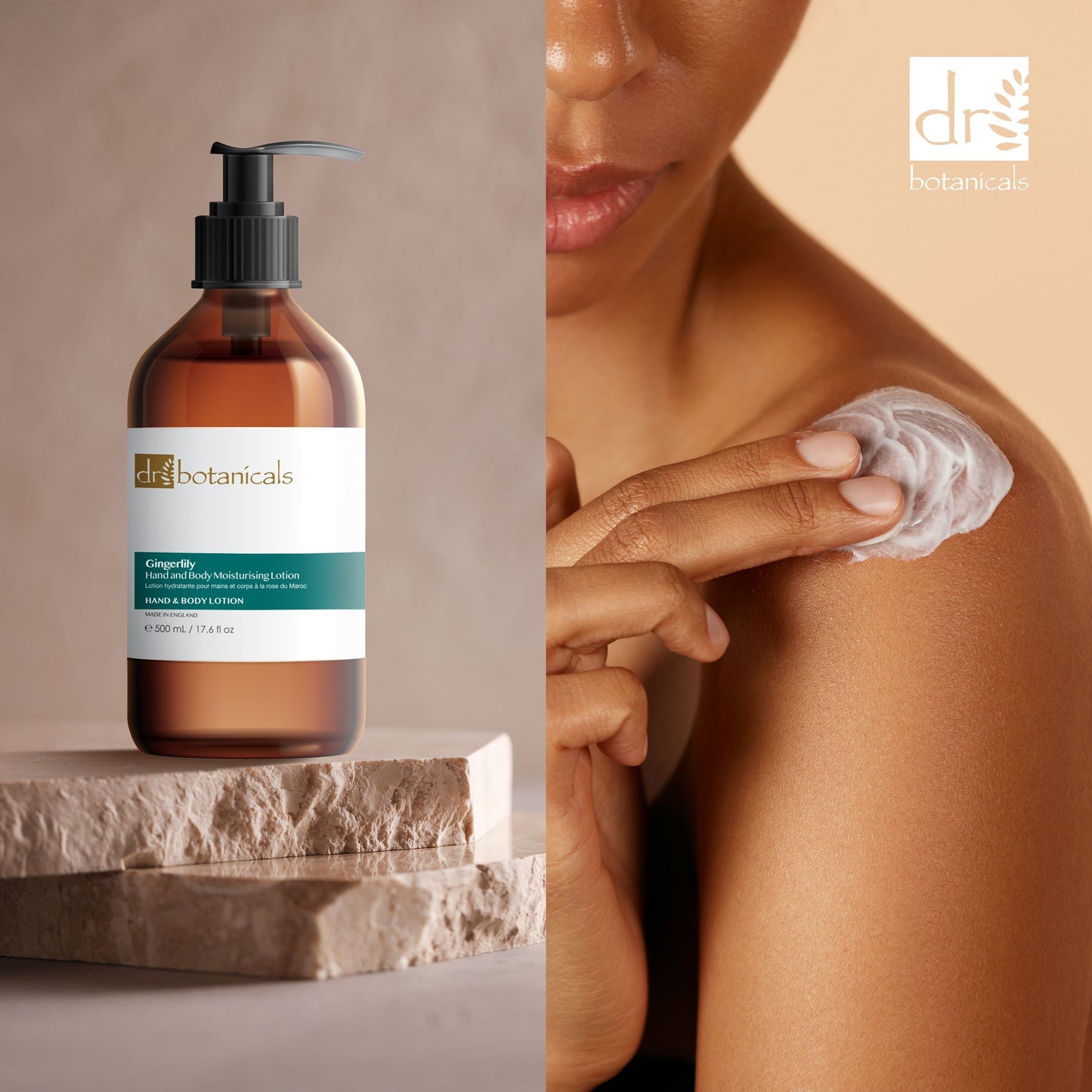 Dr Botanicals Gingerlily Hand & Body Moisturising Lotion 500ml Twin Value Savings Pack - Kit - Faithful Nutrition