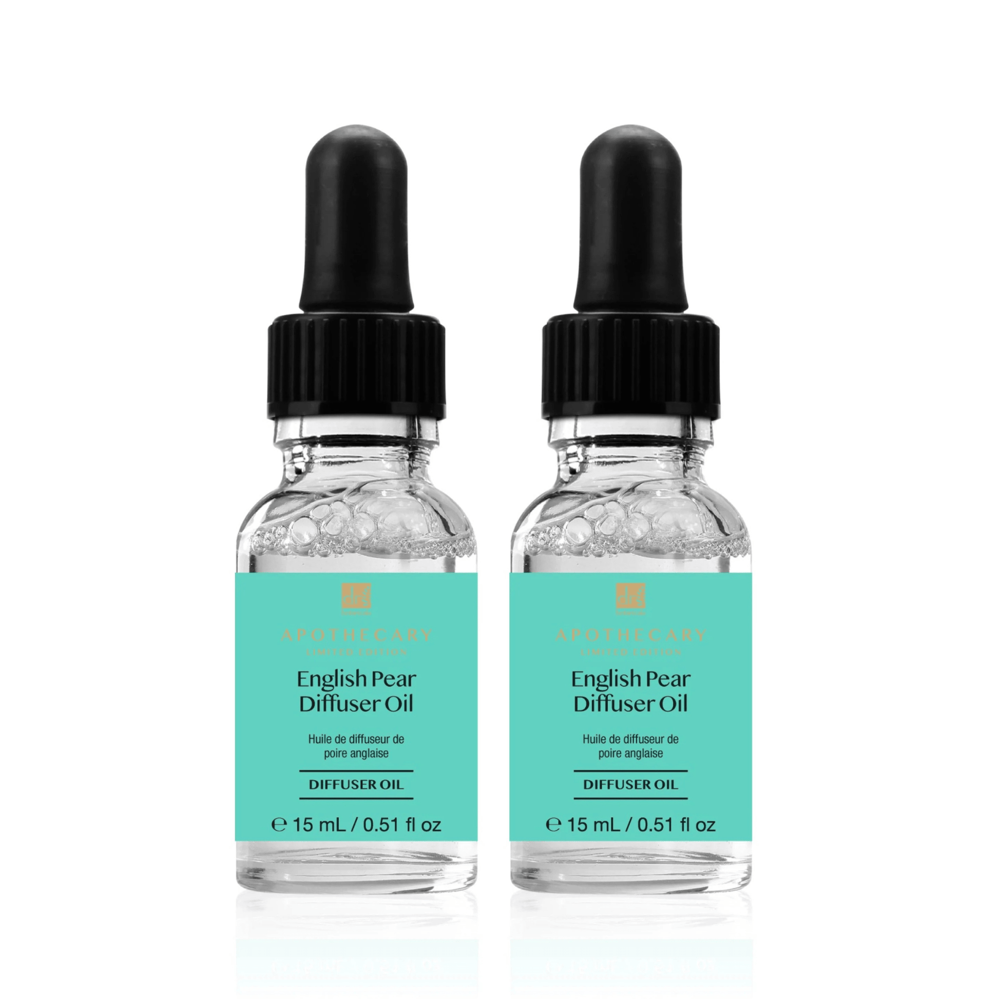 Dr Botanicals Happy & Cheerful English Pear Diffuser Oil 15ml Twin Value Savings Pack - Kit - Faithful Nutrition