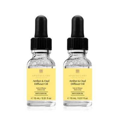 Dr Botanicals Deep Relax & Calm Amber & Oud Diffuser Oil 15ml Twin Value Savings Pack - Kit - Faithful Nutrition