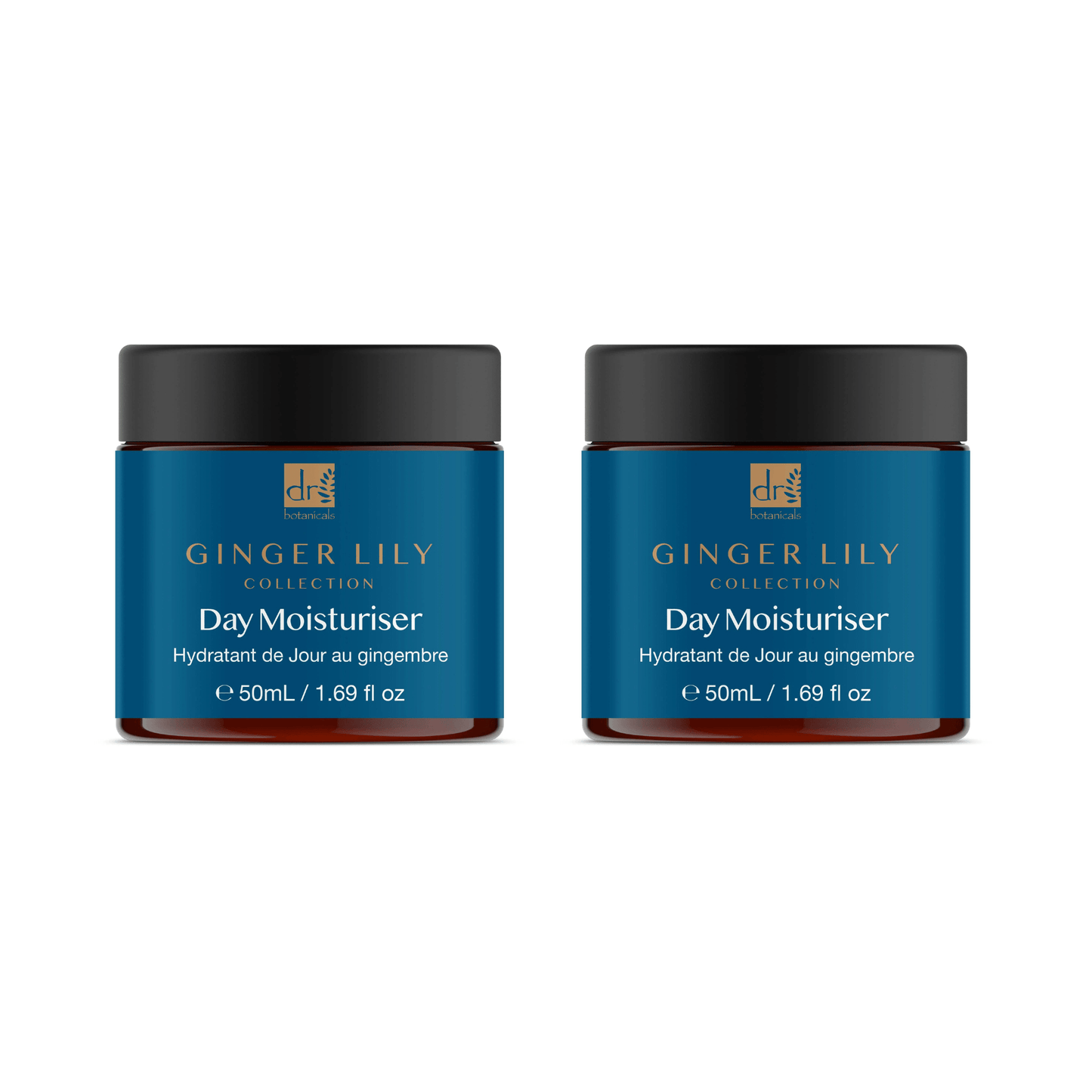 Dr Botanicals Gingerlily Day Moisturiser 50ml Twin Value Savings Pack - Kit - Faithful Nutrition