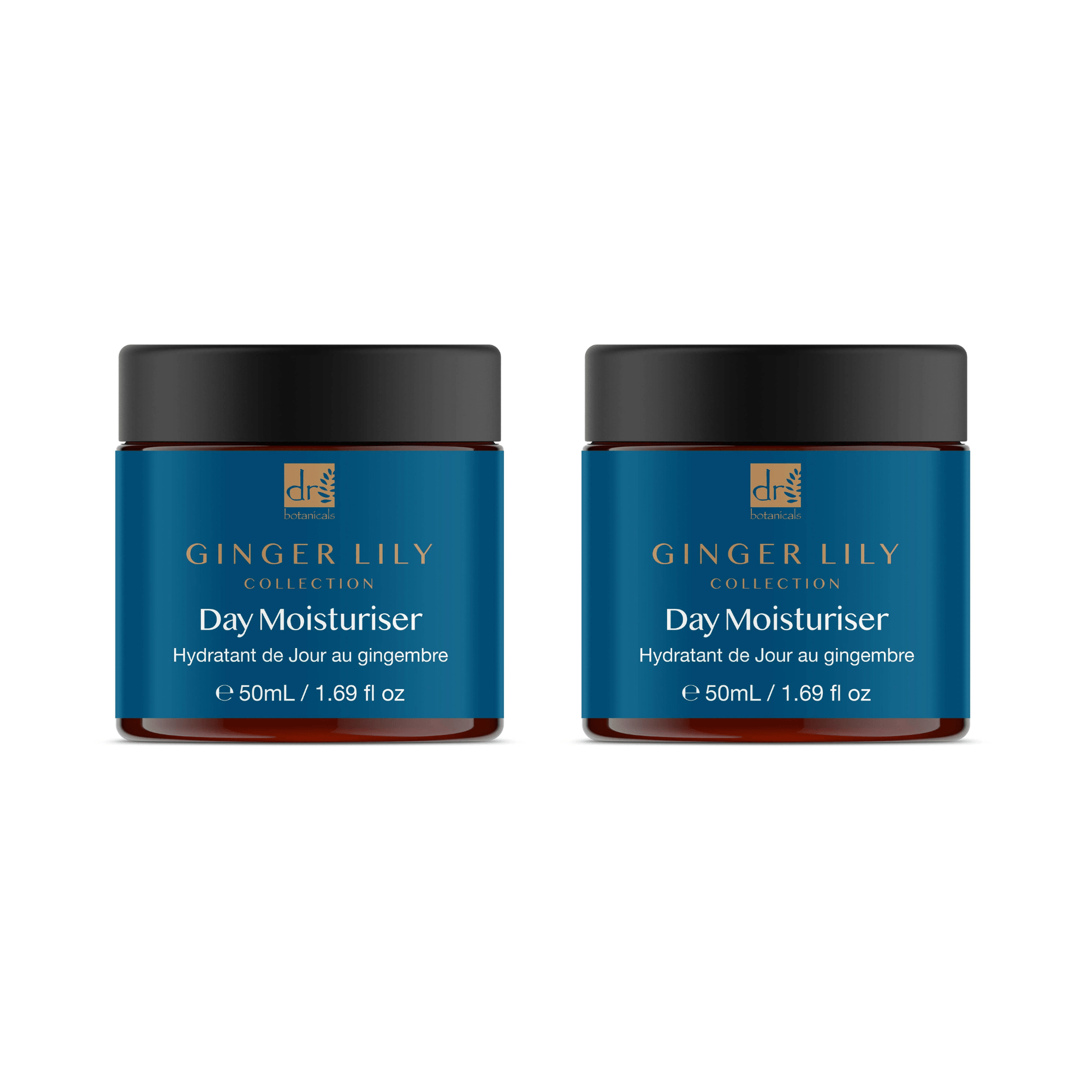 Dr Botanicals Gingerlily Day Moisturiser 50ml Twin Value Savings Pack - Kit - Faithful Nutrition