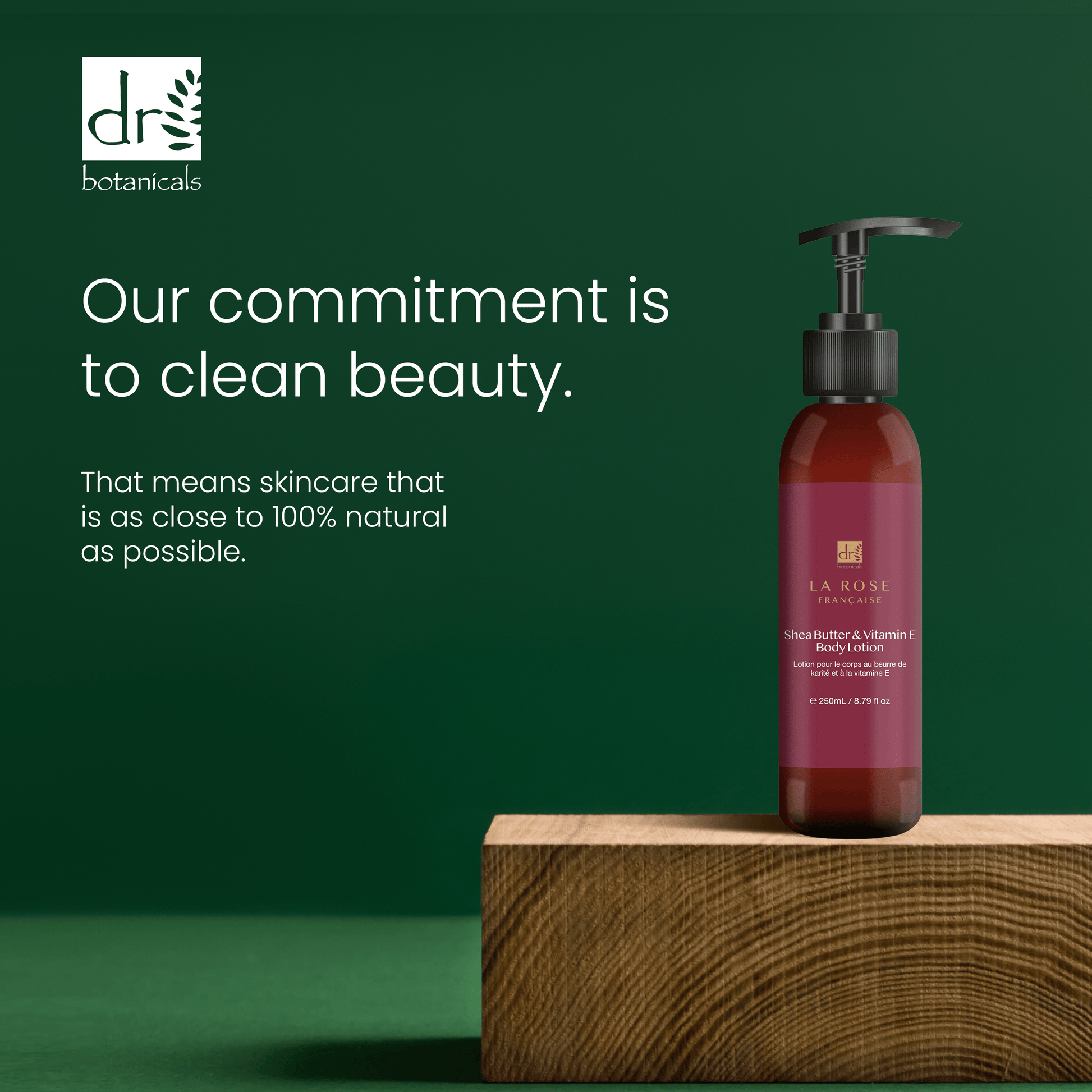 Dr Botanicals La Rose Francaise Body Lotion 250ml Twin Value Savings Pack - Kit - Faithful Nutrition