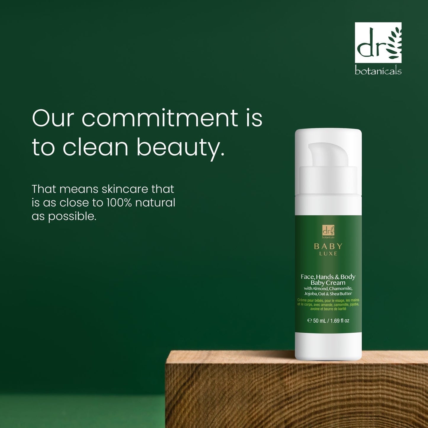 Dr Botanicals Baby Lux Face, Hands & Body Baby Cream 50ml Twin Value Savings Pack - Kit - Faithful Nutrition