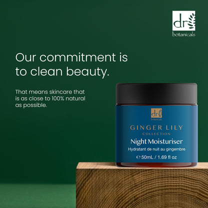 Dr Botanicals Gingerlily Night Moisturiser 50ml Twin Value Savings Pack - Kit - Faithful Nutrition
