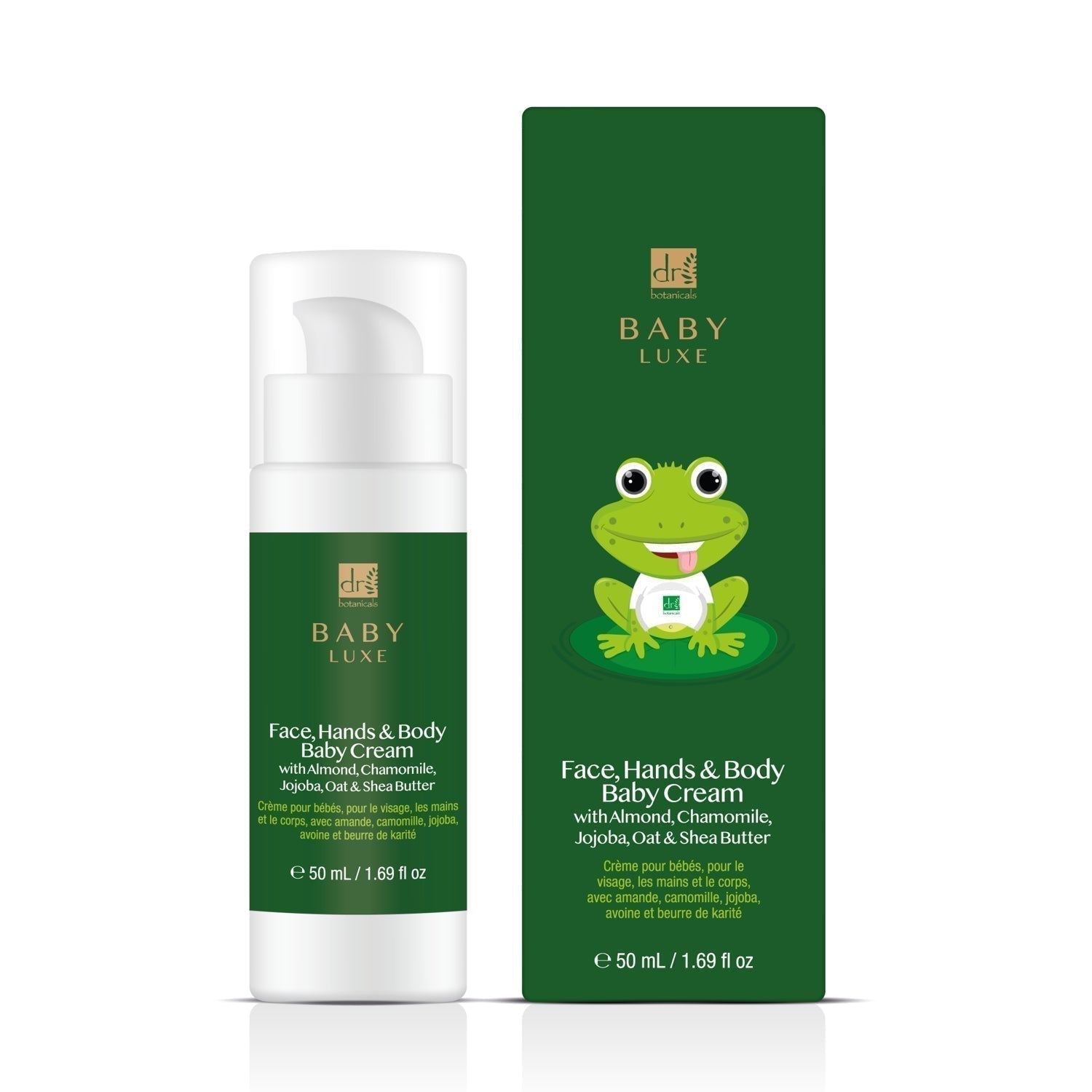 Dr Botanicals Baby Lux Face, Hands & Body Baby Cream 50ml Twin Value Savings Pack - Kit - Faithful Nutrition