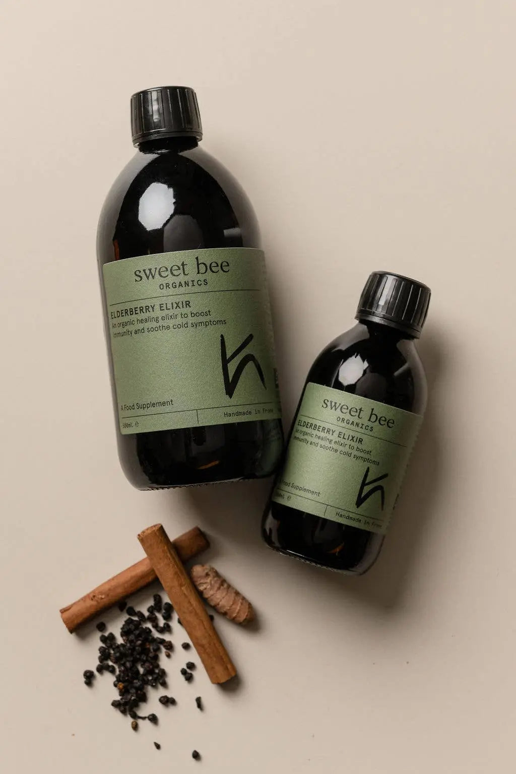 Sweet Bee Organics Winter Wellness Elderberry Elixir - 200ml - Liquid - Faithful Nutrition