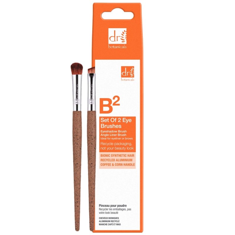 Coffee Ground Set Of 2 Eye Brushes - Makeup Brushes - Faithful Nutrition
