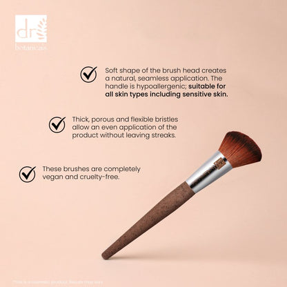 Coffee Ground Blush Brush - Makeup Brushes - Faithful Nutrition