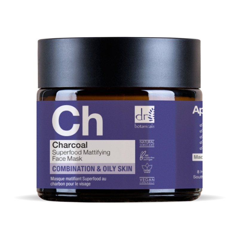 Charcoal Superfood Mattifying Face Mask 60ml - Mask - Faithful Nutrition