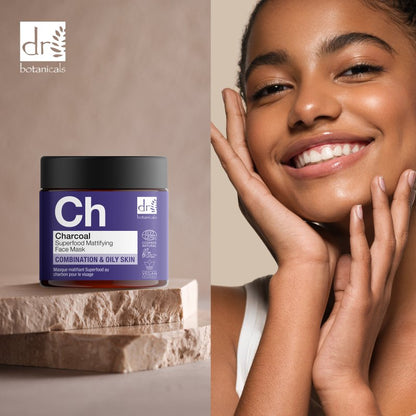 Charcoal Superfood Mattifying Face Mask 60ml - Mask - Faithful Nutrition