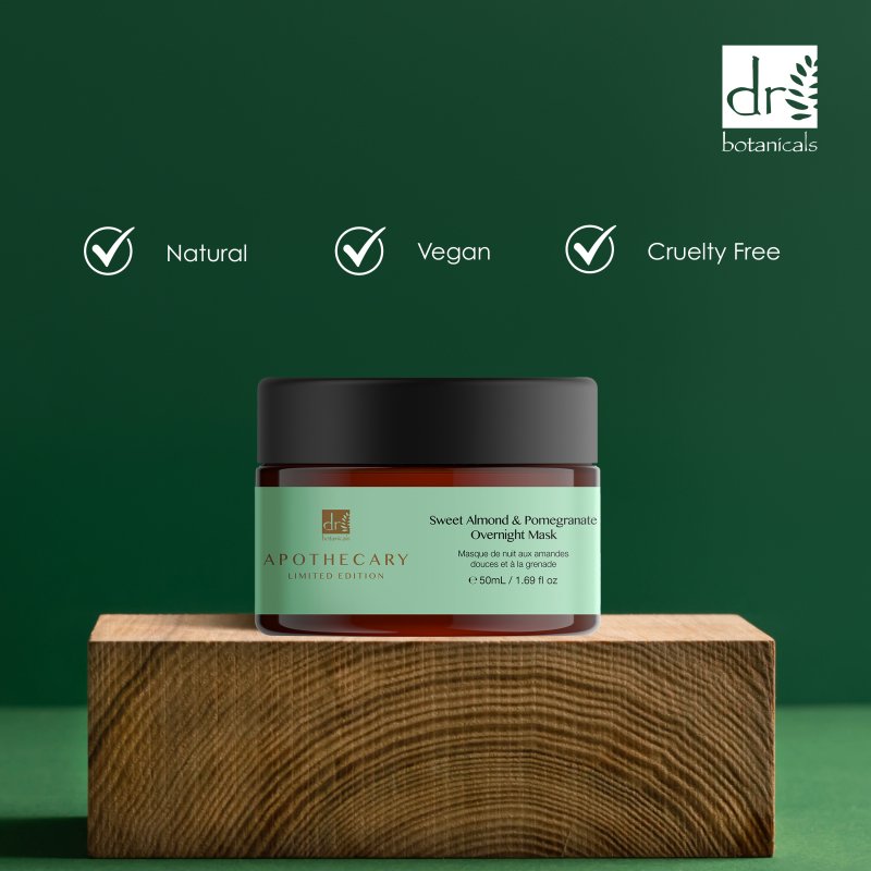 Sweet Almond & Pomegranate Overnight Mask 50ml - Mask - Faithful Nutrition