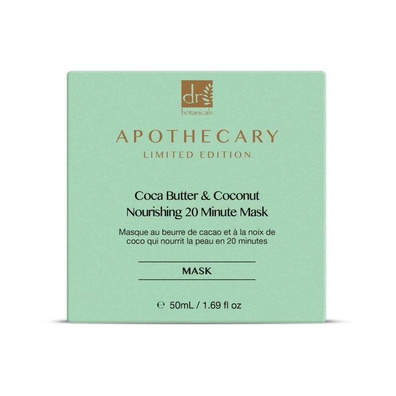 Dr Botanicals Coca Butter & Coconut Nourishing 20 Minute Mask 50ml - Mask - Faithful Nutrition