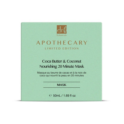 Dr Botanicals Coca Butter & Coconut Nourishing 20 Minute Mask 50ml - Mask - Faithful Nutrition