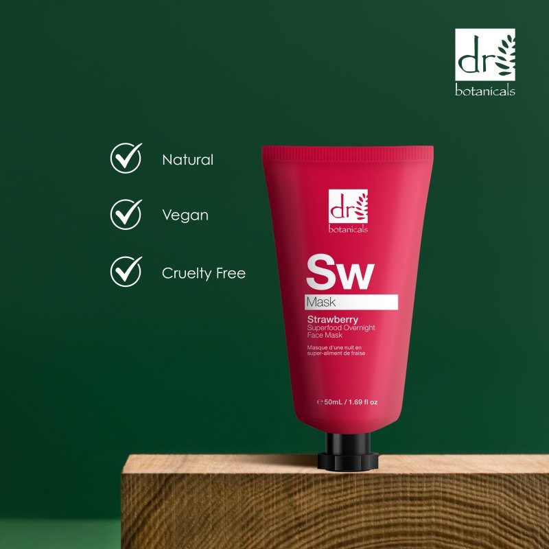 Strawberry Overnight Face Mask 50ml - Mask - Faithful Nutrition