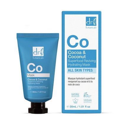 Cocoa & Coconut Superfood Reviving Hydrating Mask 30ml - Mask - Faithful Nutrition